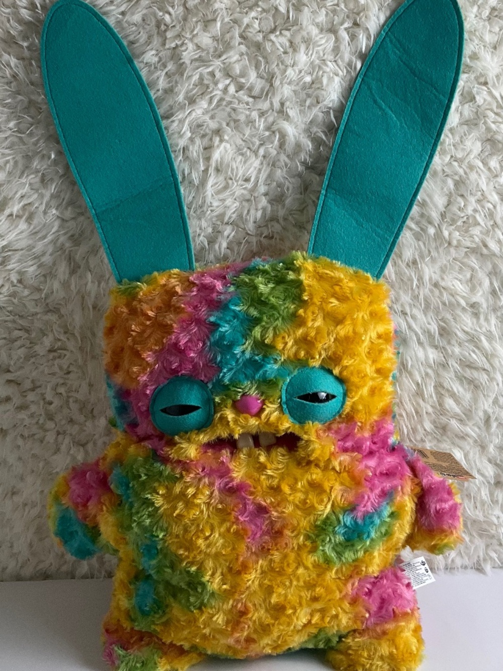 FUGGLER BIGG FUGG OVERSIZED RABID RABBIT PLUSH TOY~NEW WITH TAGS!